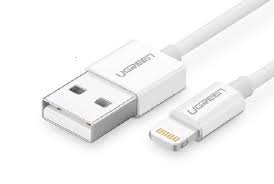 Lighting to USB Cable(ABS case) 0.5M White UGREEN US155 (20727) GK